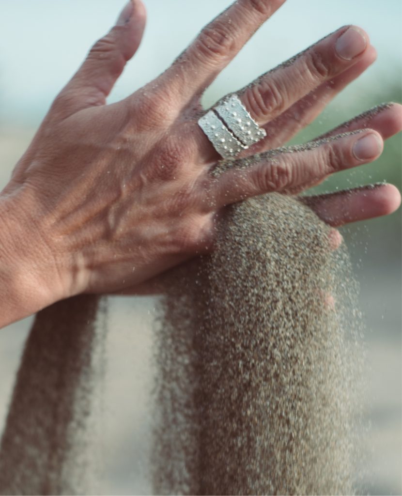 anillo plata, joya artesanal sea skin de leitmotif