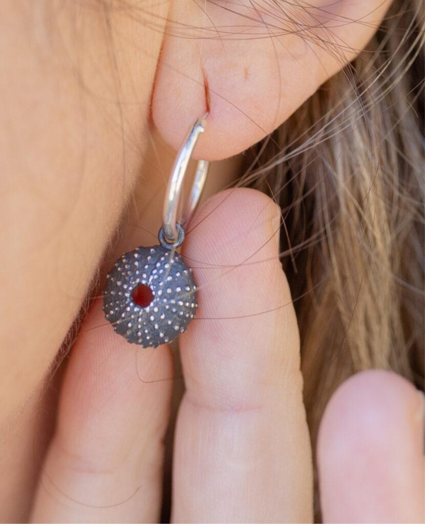 pendientes aros colección garota black de leitmotif